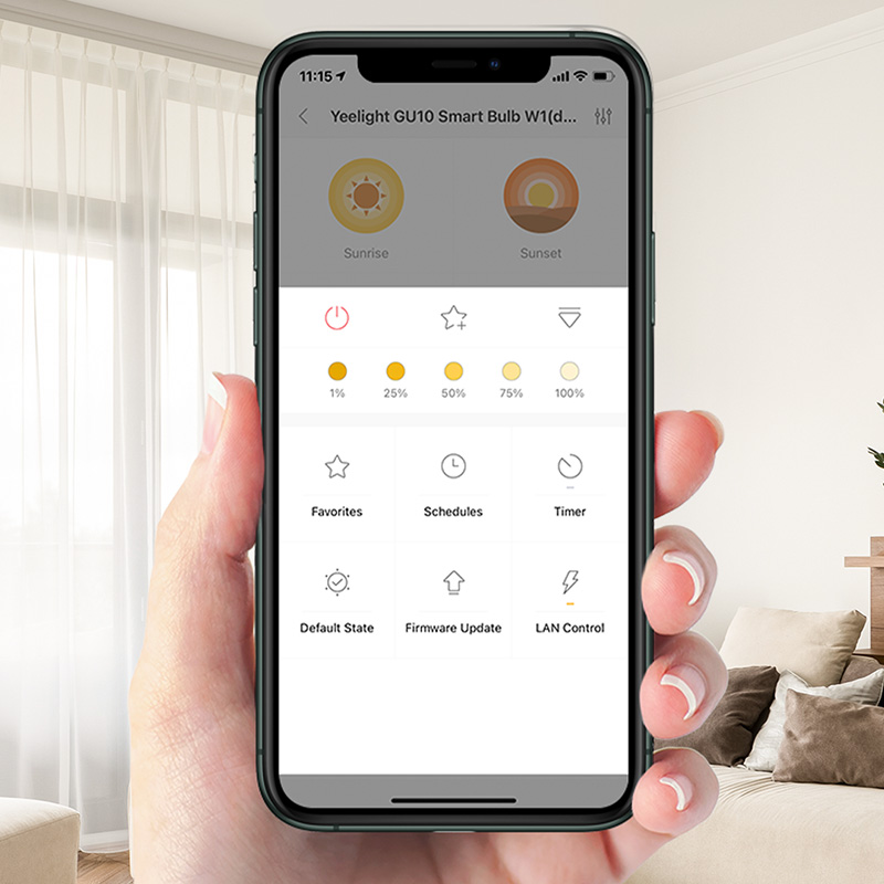 Lampu LED Pintar Yeelight GU10 - Yeelight Light Smart Bulb ulasan dan harga